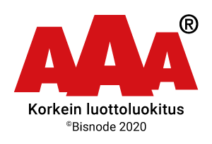 Logo AAA Korkein luottoluokitus Bisnode 2020